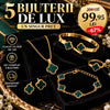 SET 5 BIJUTERII DE LUX PLACATE CU AUR DE 14K